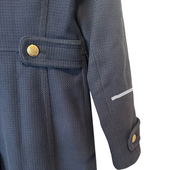 Banana Republic Rare Elena Gilbert Navy Double Breasted Lady Classic Peacoat XS - Picture 10 of 16